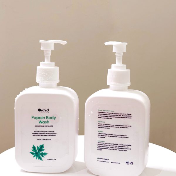 Papain body wash