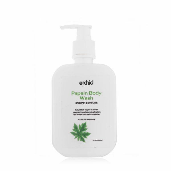 Papain body wash